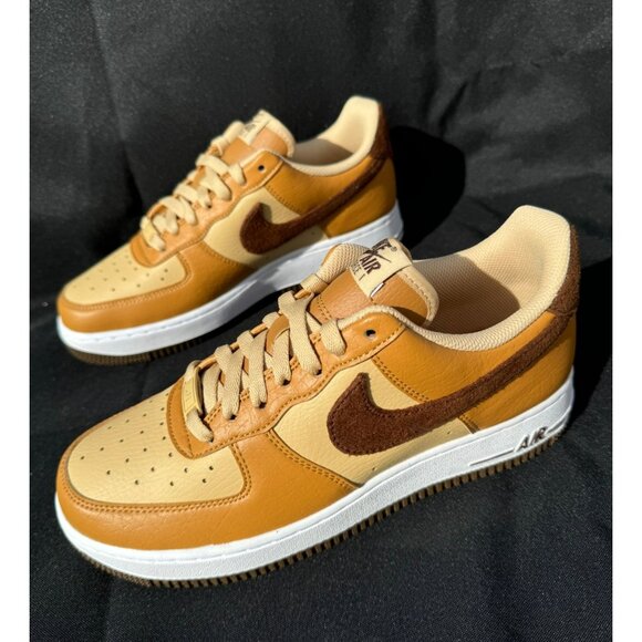 ❤️ G26 SIZE 8.5 WOMEN'S NIKE AIR FORCE 1'07 NEXT NATURE FLAX / CACAO WOW-SESAME - Picture 3 of 11